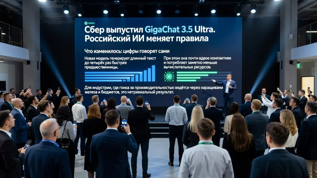 Сбер выпустил GigaChat 3.5 Ultra. Российский ИИ меняет правила